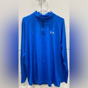 Royal Blue Under Armour Men’s HeatGear 1/4 Zip Pullover